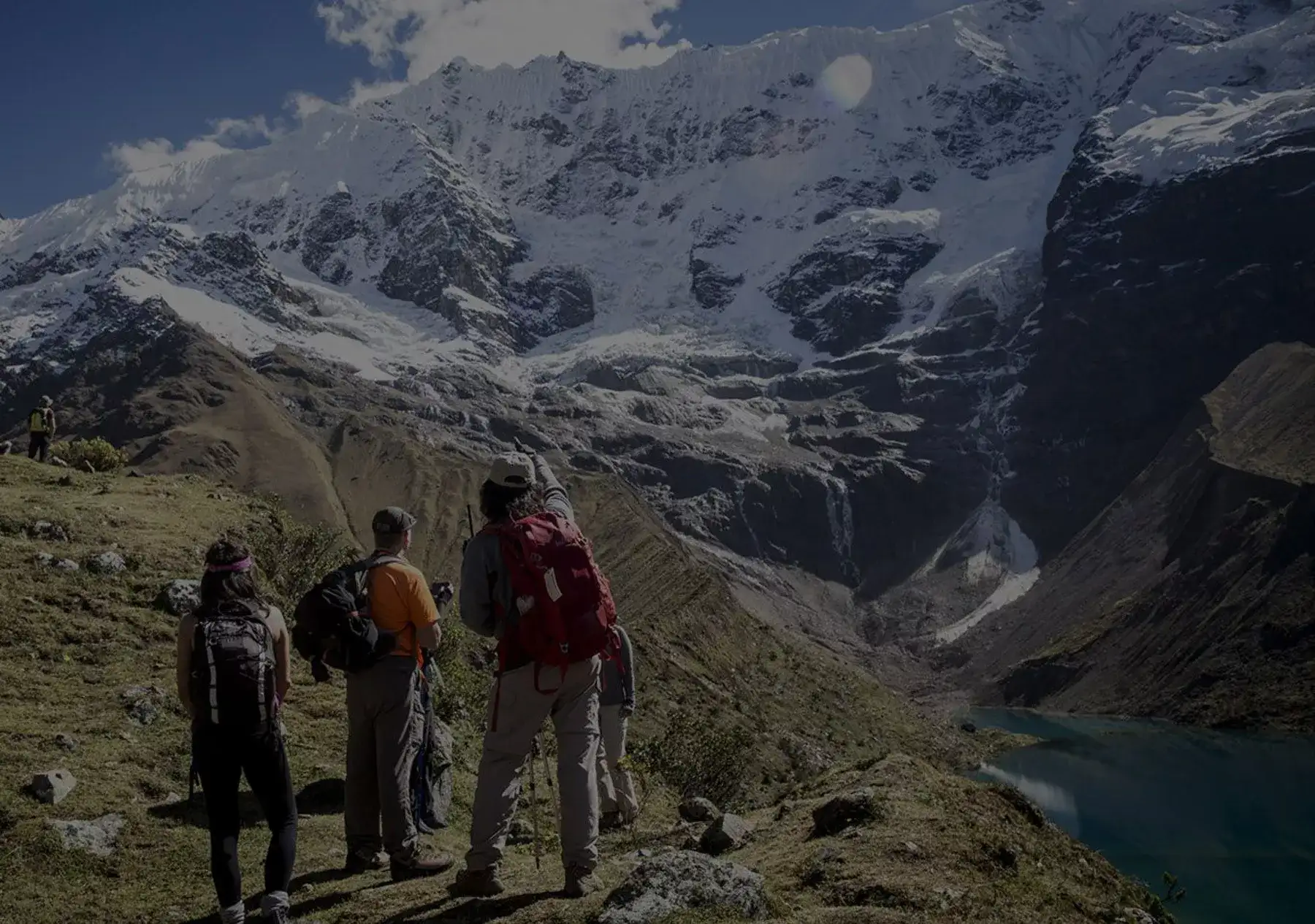 Trilha em Salkatay no Peru