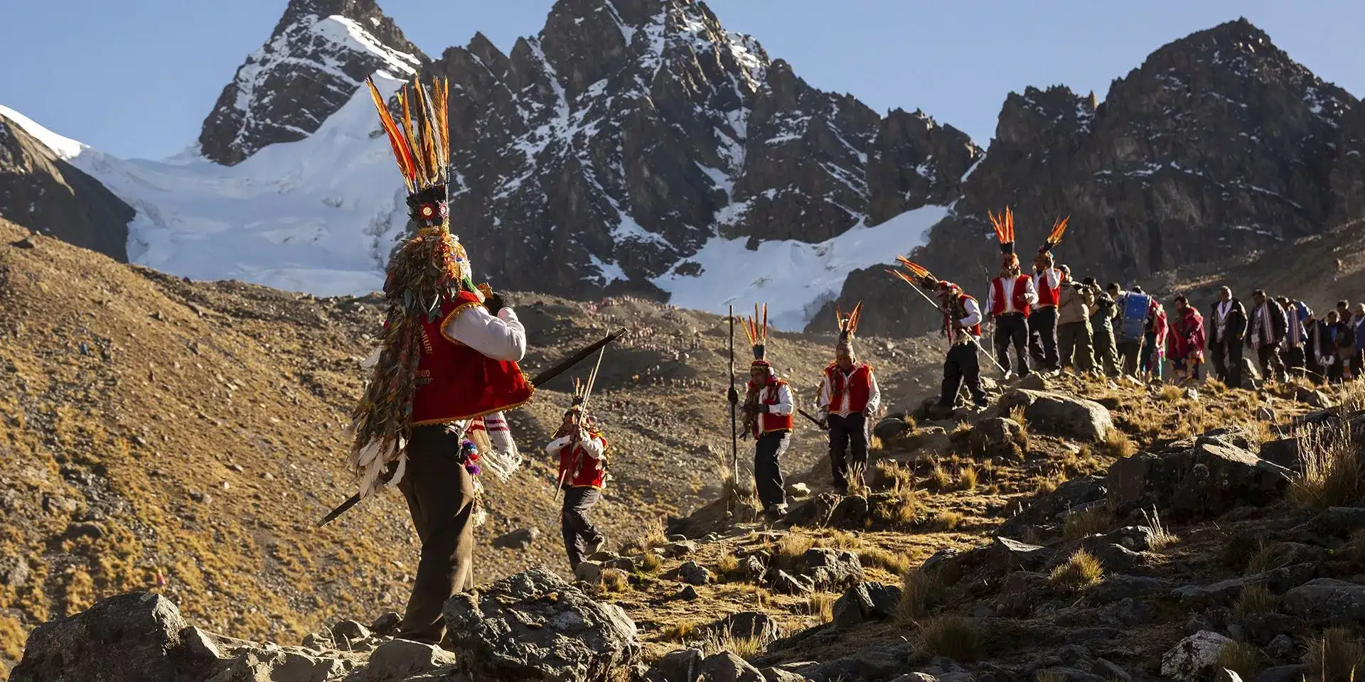 Trilha em Salkatay no Peru
