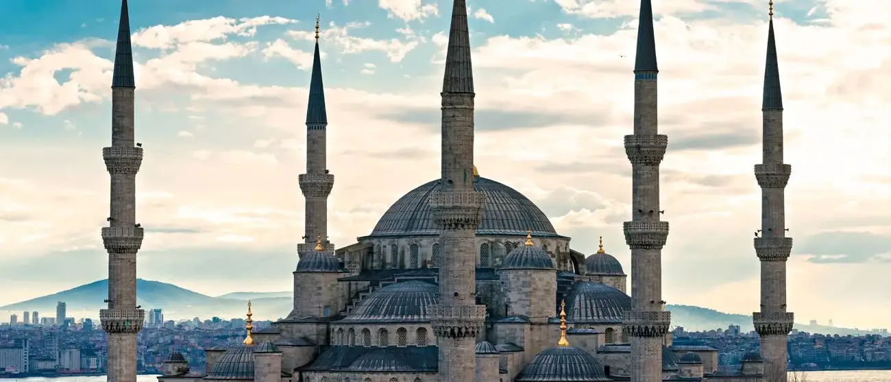 A Mesquita Azul, (Sultanahmet Camii), Istambul, Turquia.