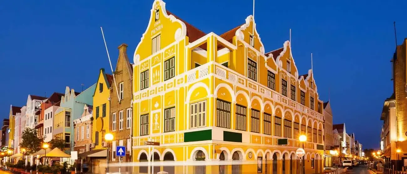 Centro de Willemstad em Curaçao