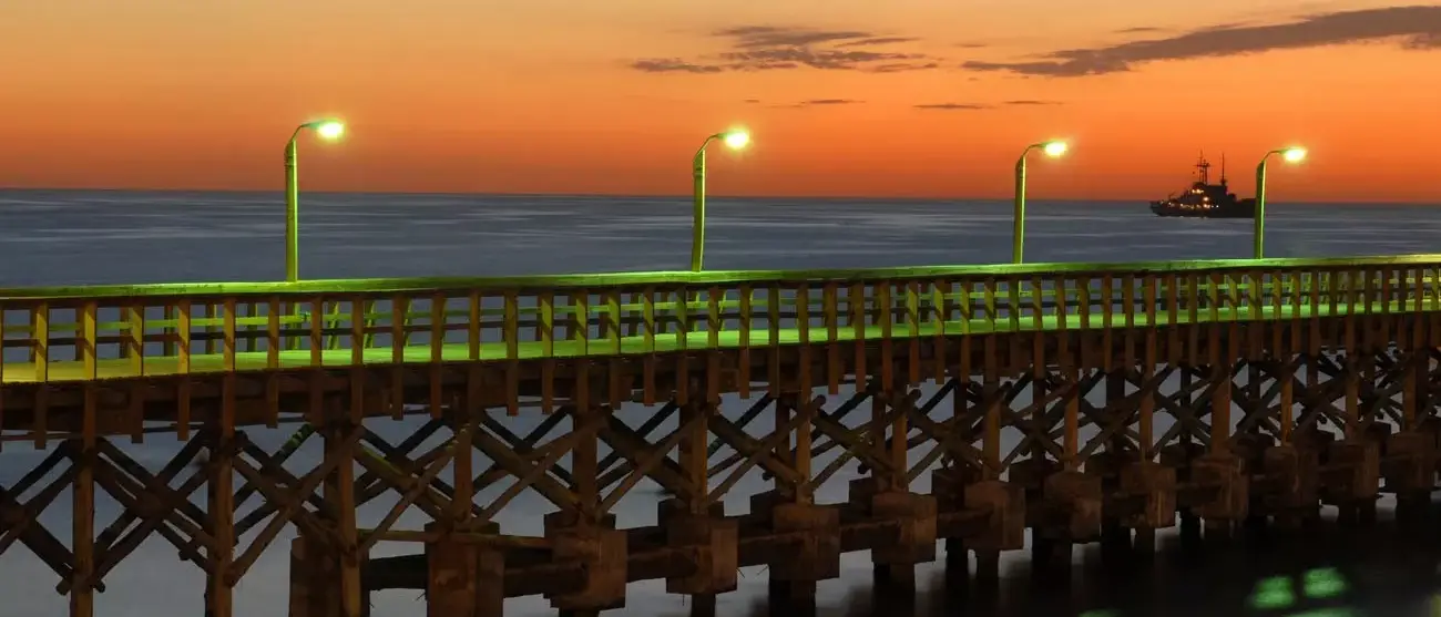 Pier de Madeira em Punta del Este