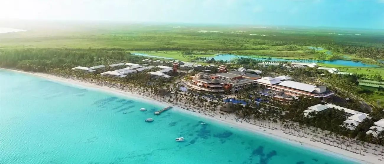 Vista aérea de Punta Cana