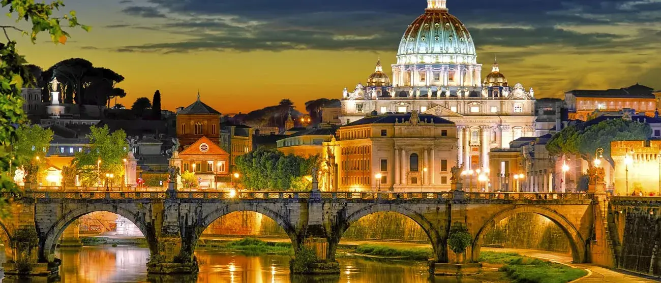 Roma, Itália, a catedral de St. Peter