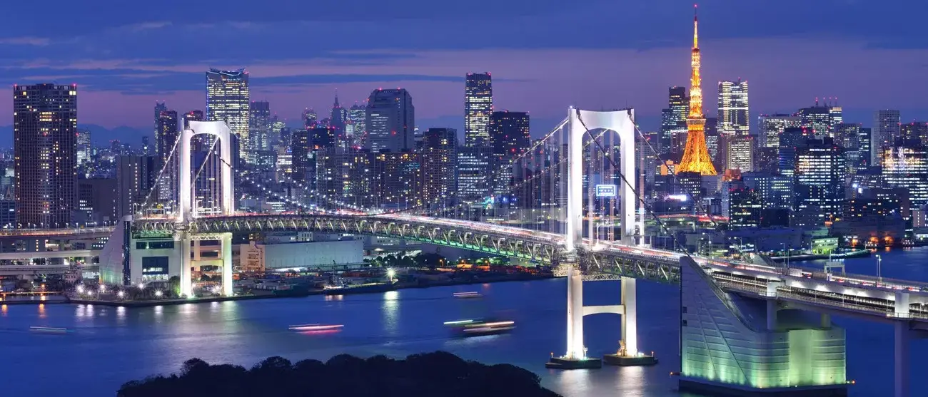 Vista Noturna de Tokyo