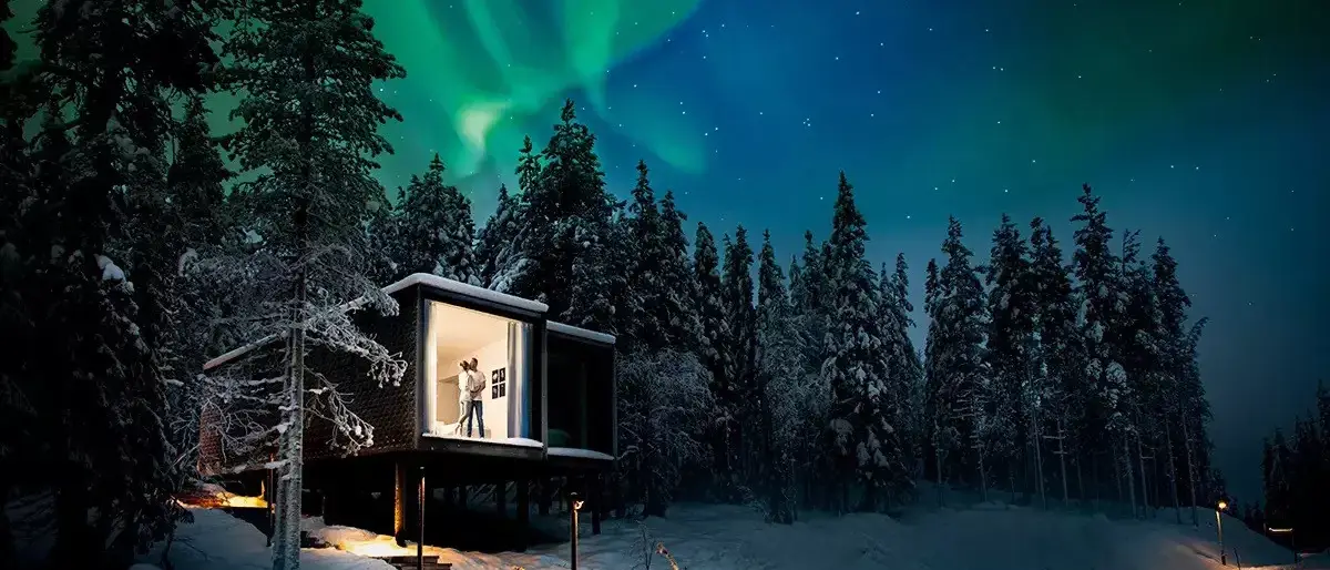 Arctic Tree House, Aurora Boreal, Lapônia Finlândia