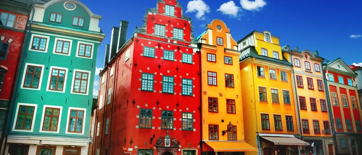 Casas em Stortorget, Estocolmo, Suécia