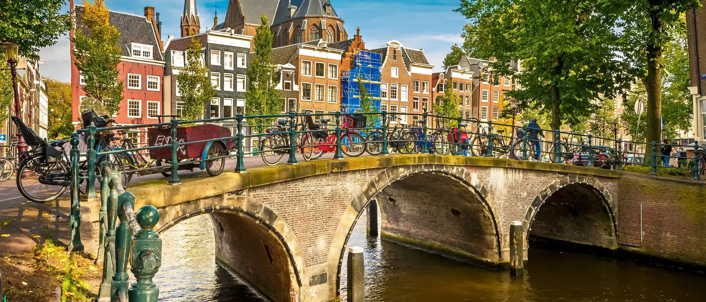 Canal em Amsterdã