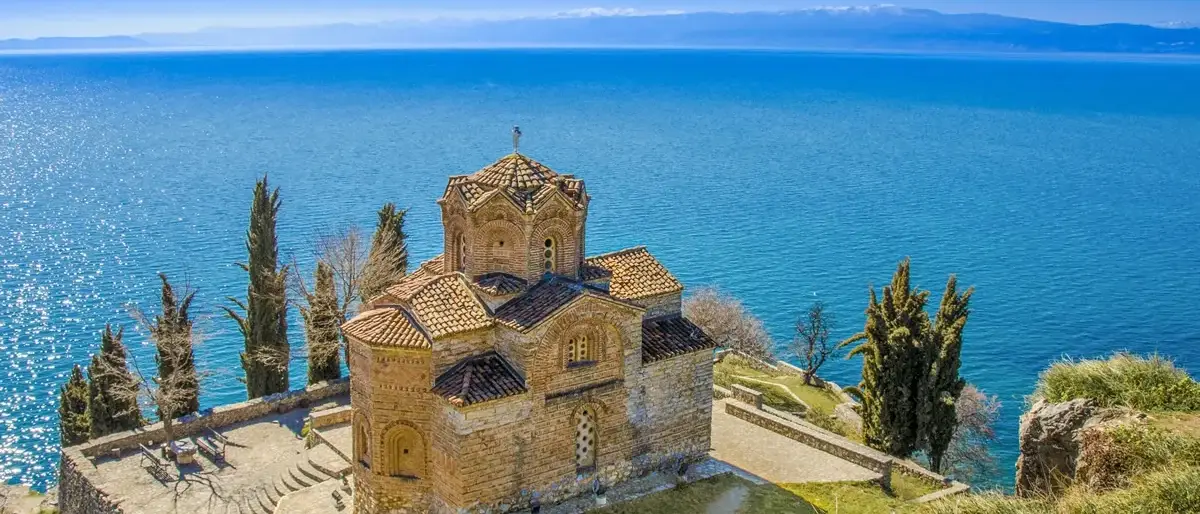 Igreja de São João, Lago Ohrid, Macedônia do Norte