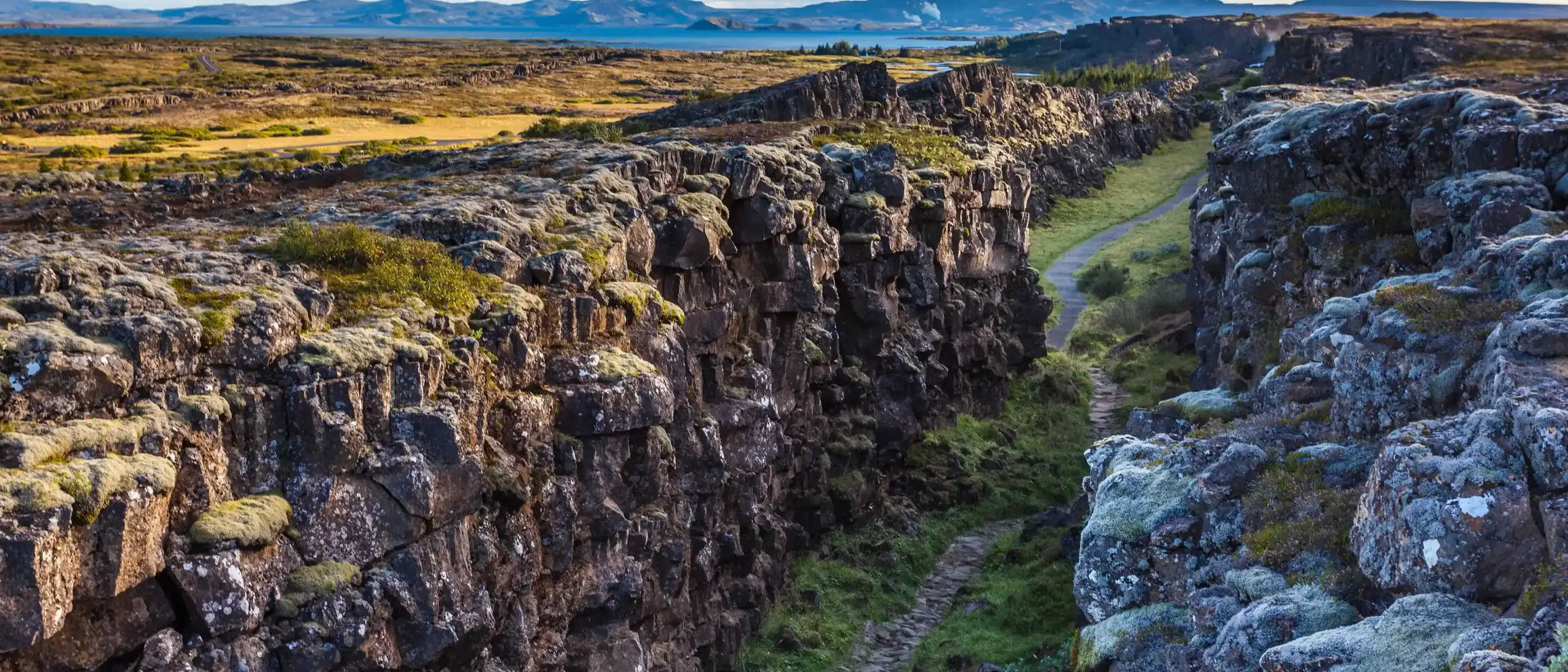 Rochas em Thingvellir, Islândia