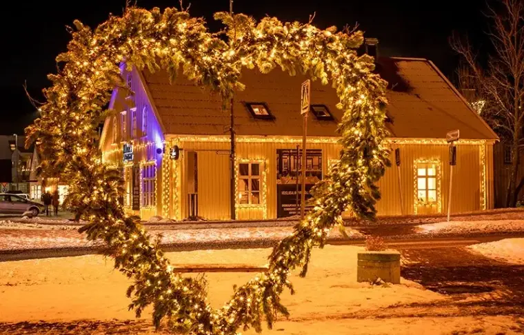 Pacote de viagem Natal na Islândia com Aurora Boreal
