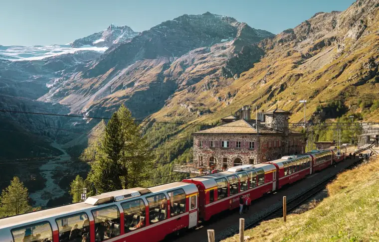 Pacote de viagem Suíça no Bernina Express