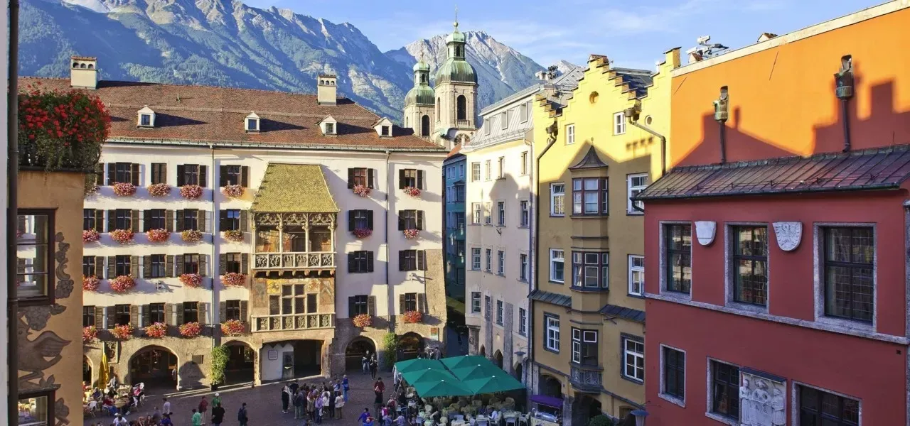 Suíça e Áustria com Alpes