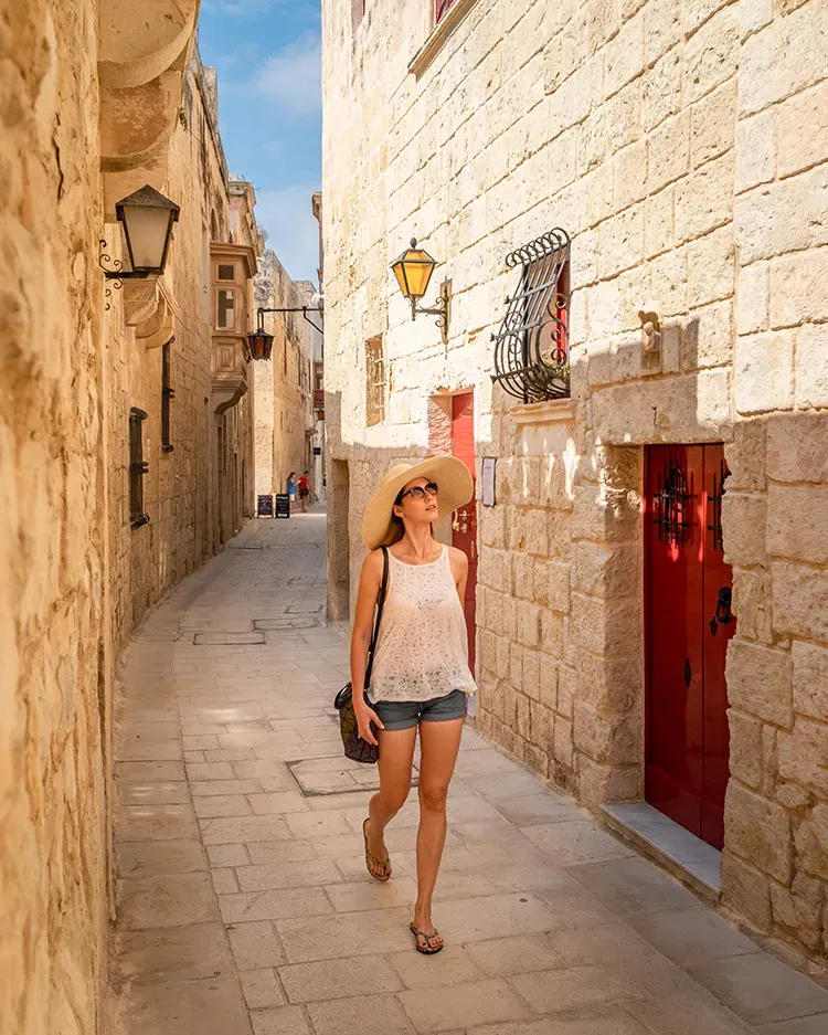 Rua em Mdina, Malta