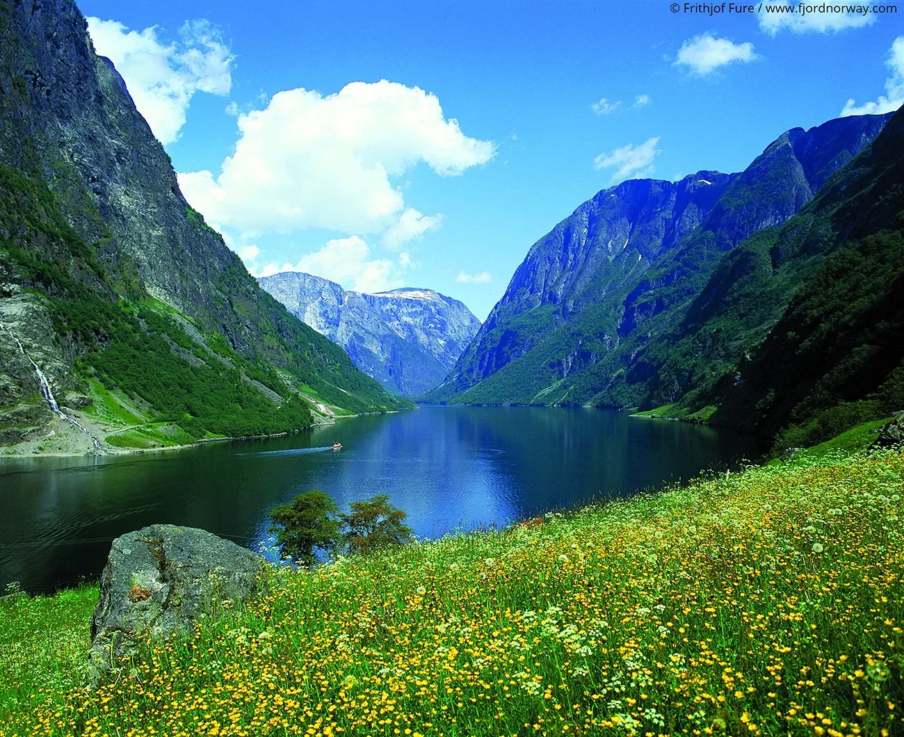 Sognefjord na Noruega