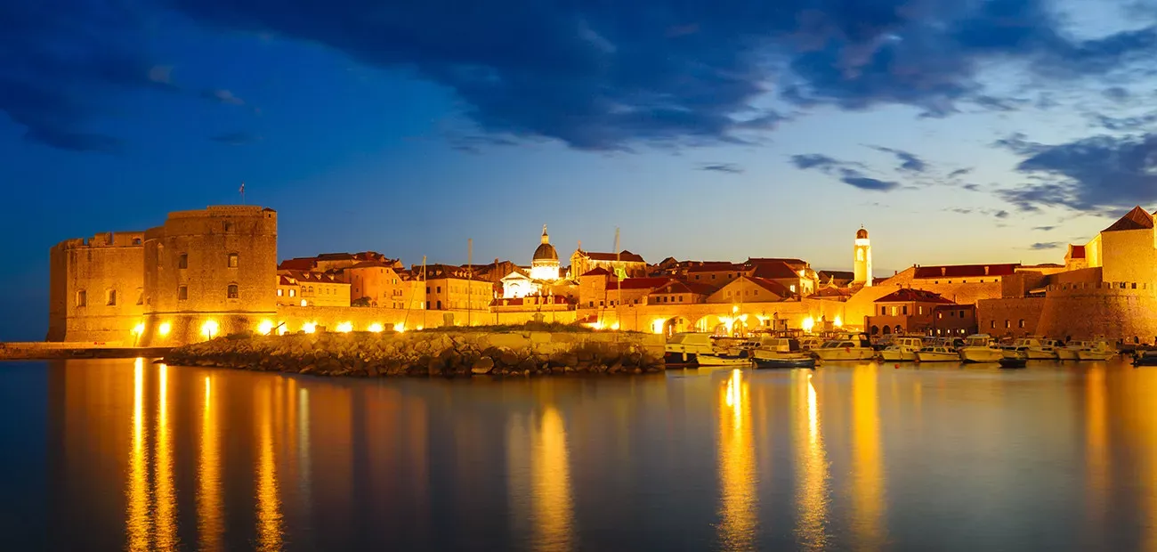Dubrovnik a Noite, Croácia