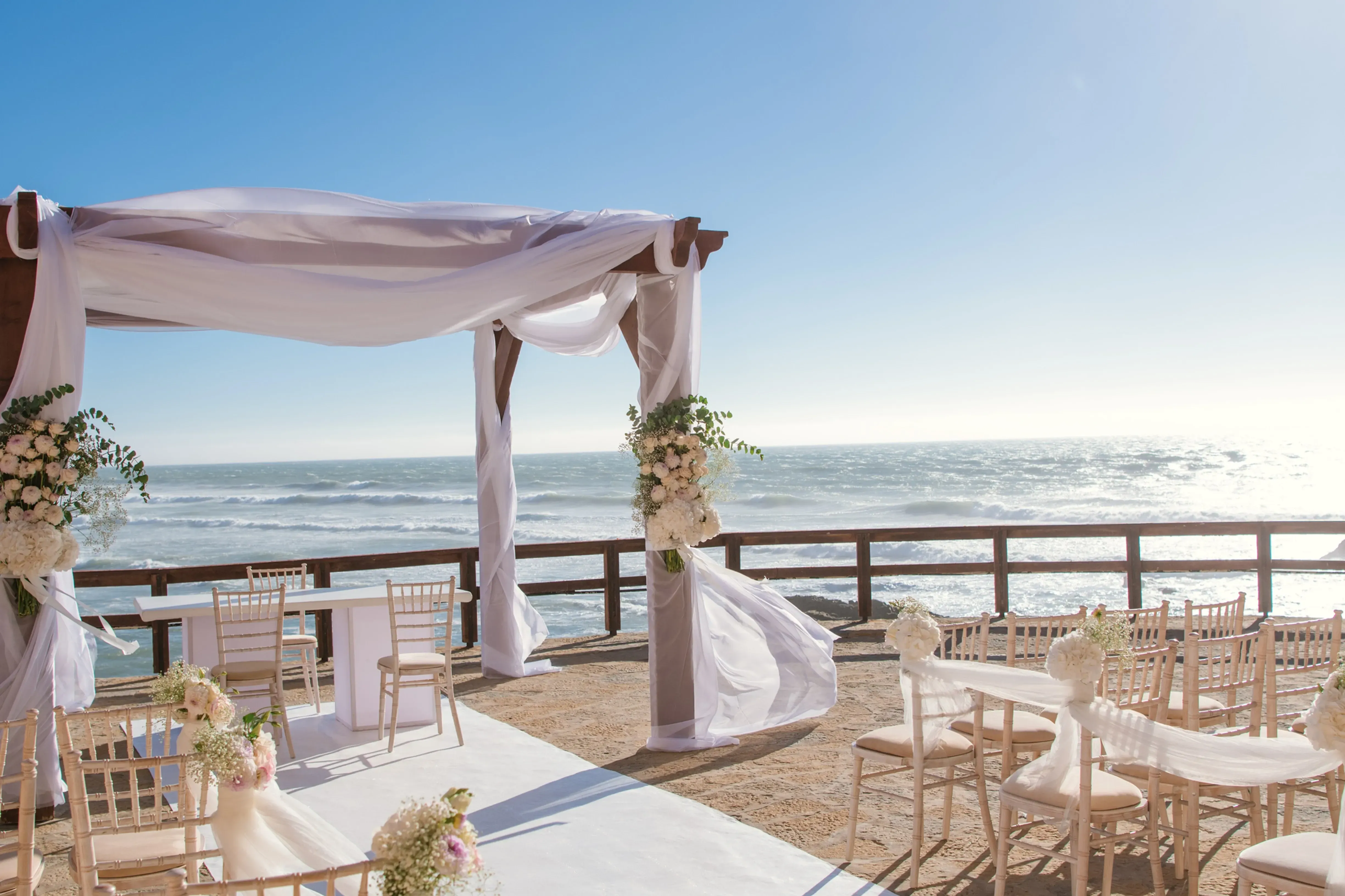 Casamento no Destino no Arriba by the Sea