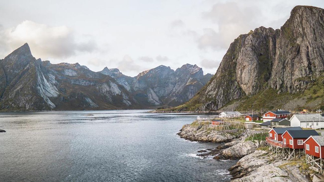 Lofoten e Sol da meia-noite