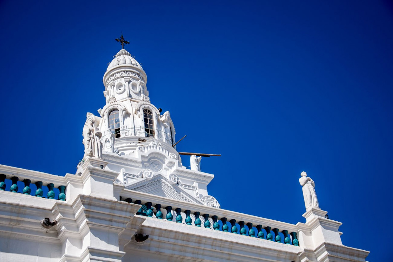 A Igreja de Santo Domingo em Quito