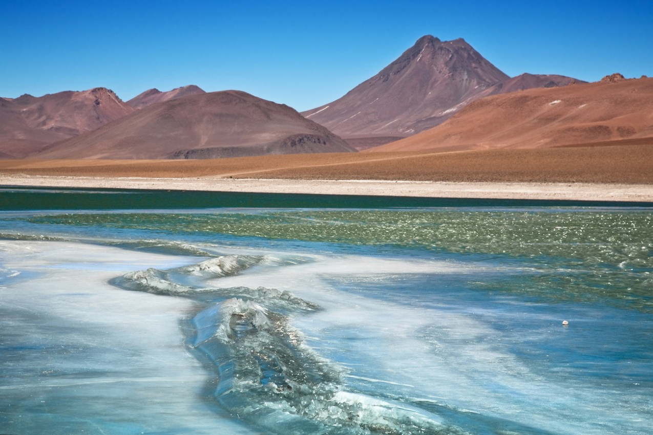 Laguna Diamante no Atacama