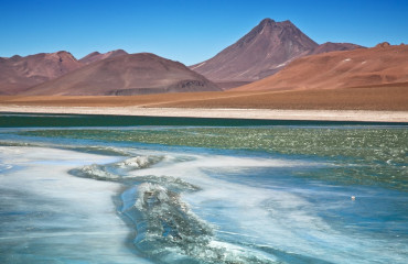 Laguna Diamante no Atacama