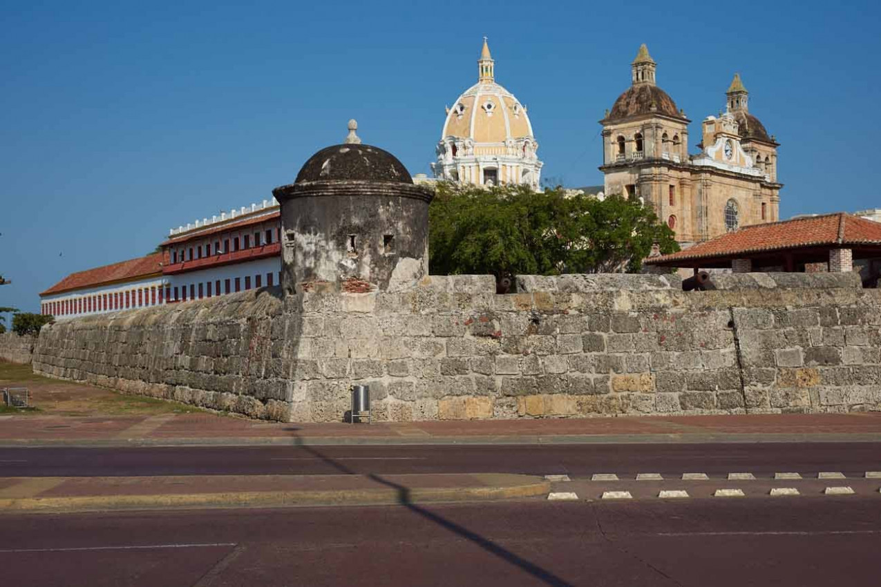 A cidade amuralhada de Cartagena