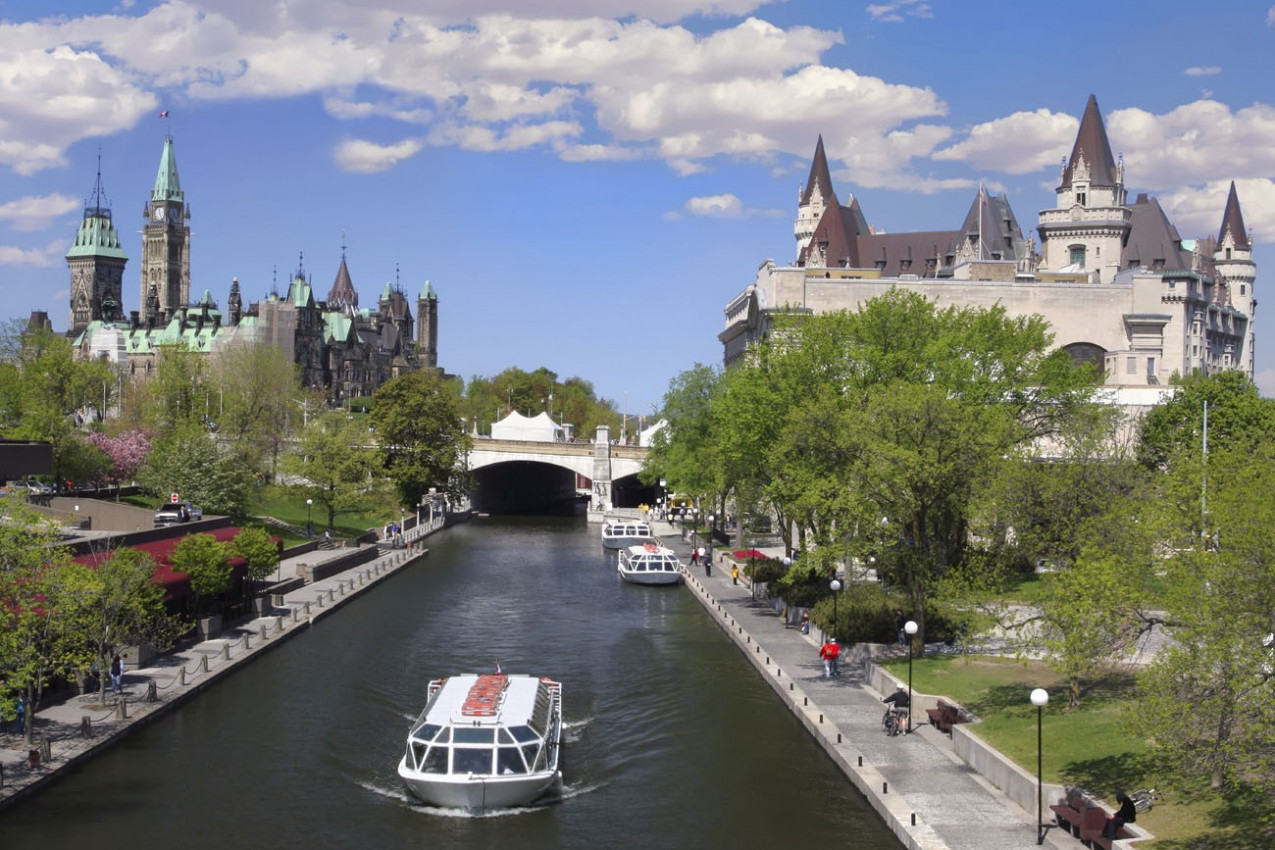 Rideau Canal em Ottawa