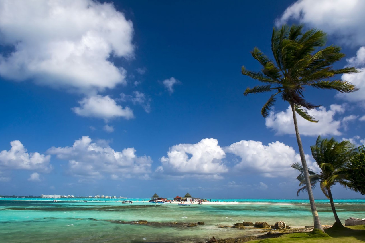 San Andres é uma ilha de corais no Mar do Caribe