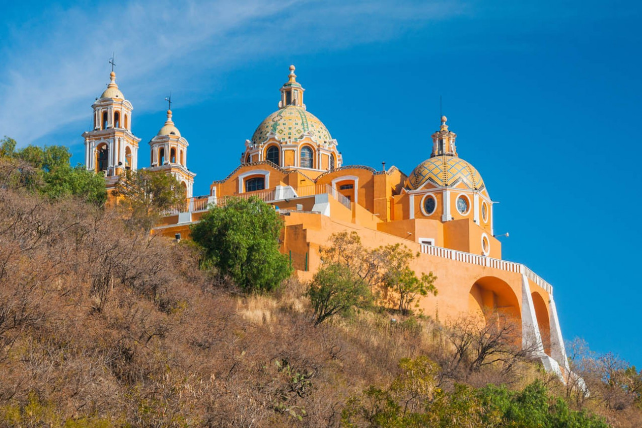 Santuário de los remedios cholula em Puebla