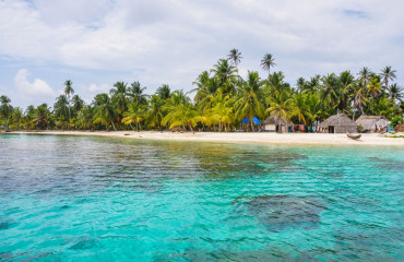 Aldeia na Ilha de San Blas