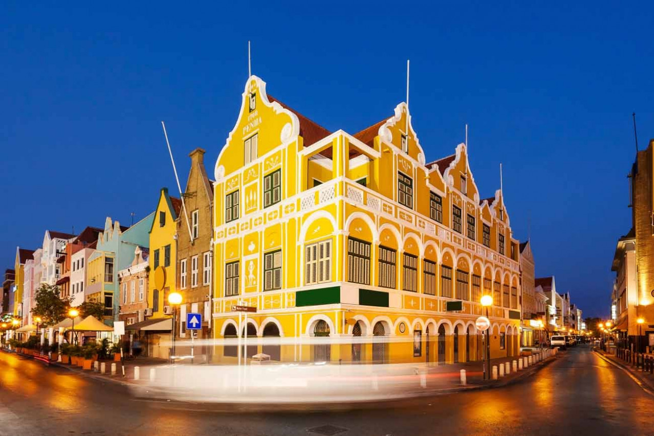 Centro de Willemstad em Curaçao