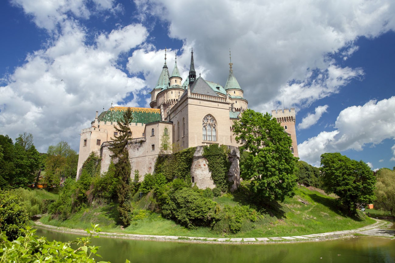 o castelo medieval, Bojnice, Eslováquia