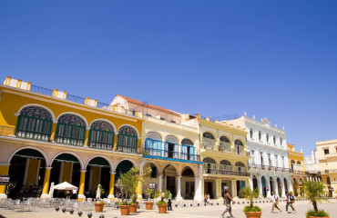 Praça Vieja em Havana