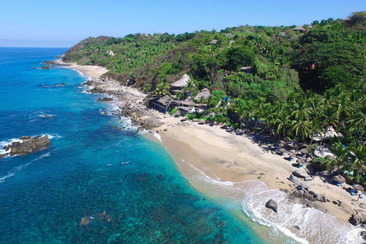 Praia em Riviera Nayarit