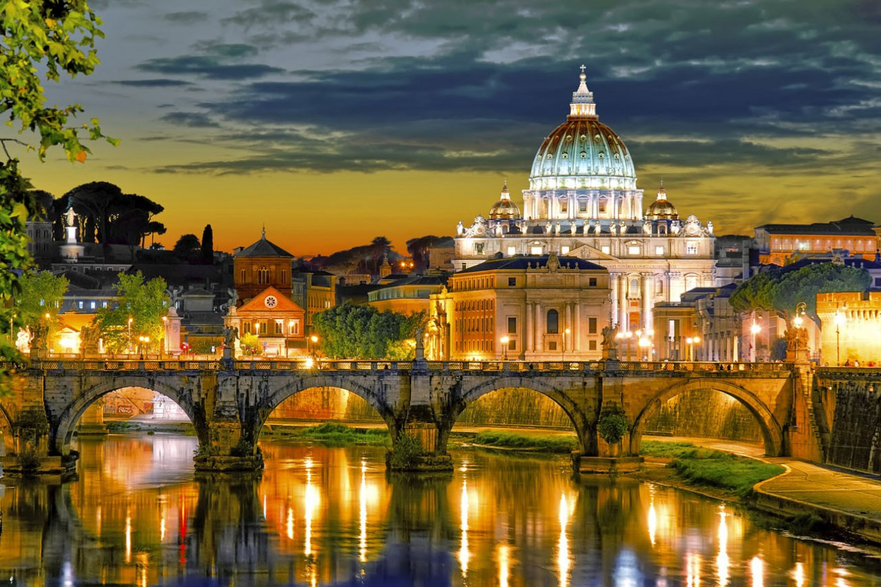 Roma, Itália, a catedral de St. Peter
