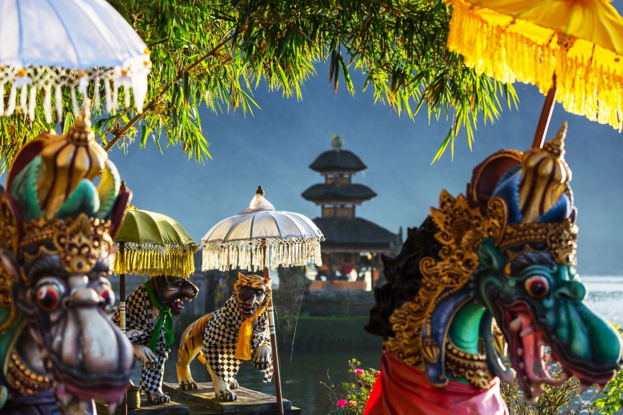 Templo Pura Ulun Danu, Bali, Indonésia