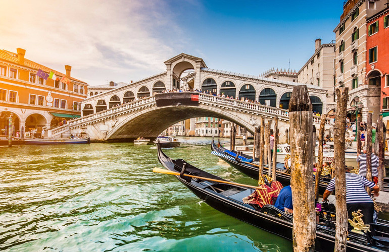 Barcos em Veneza