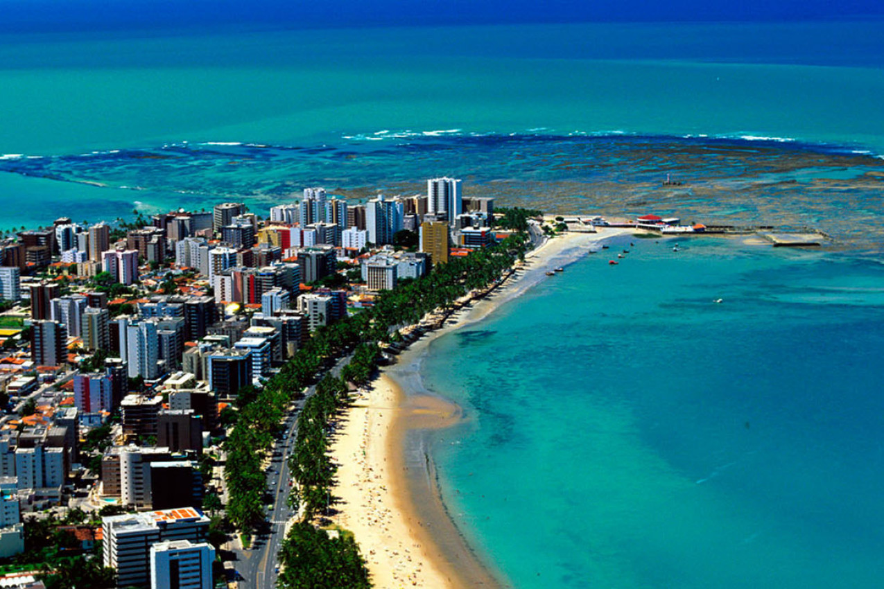 Vista aérea Maceió - Alagoas