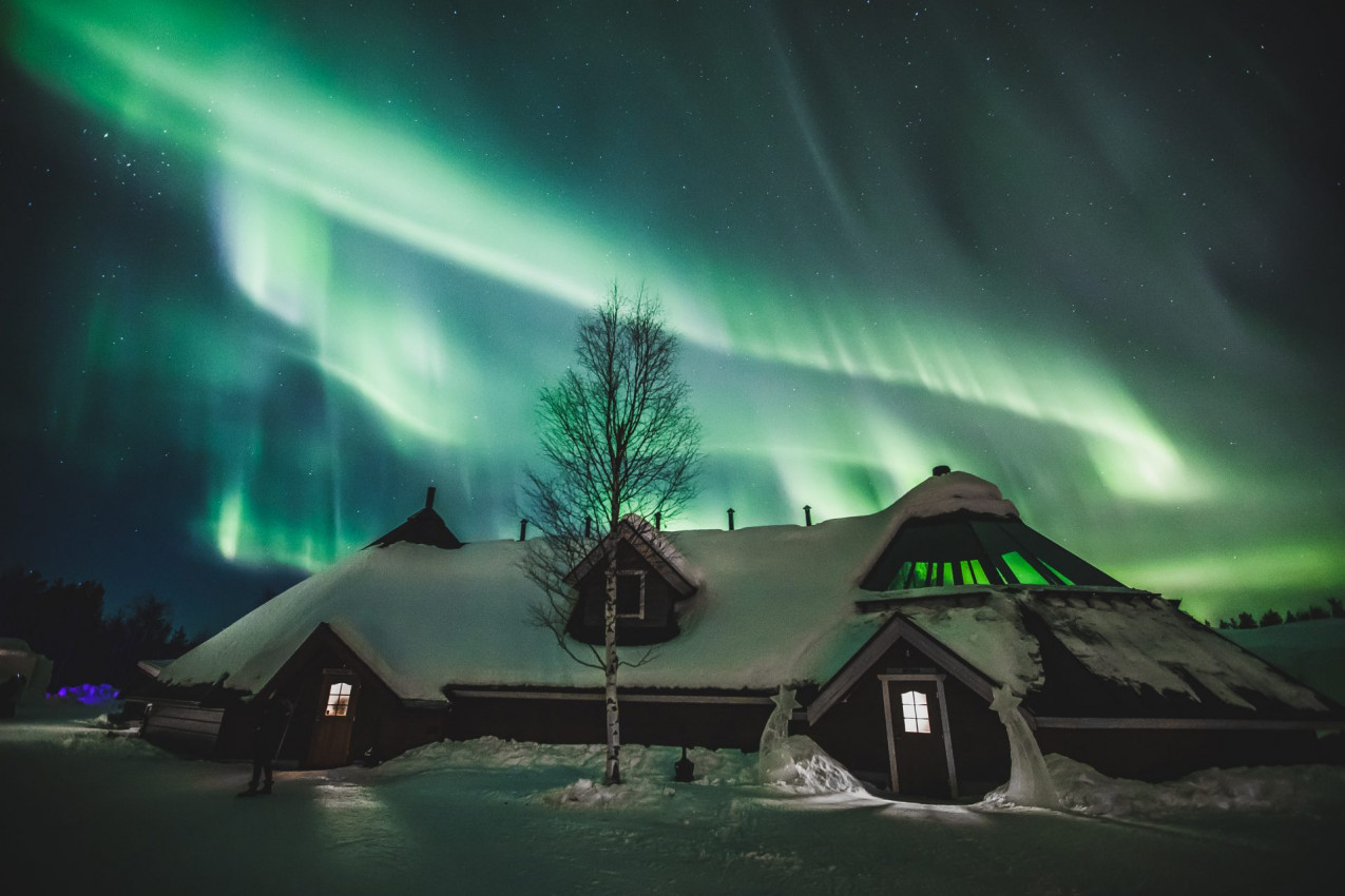 Pacote para Aurora Boreal na Finlândia 