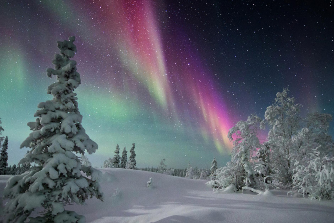 Aurora Boreal no Canadá