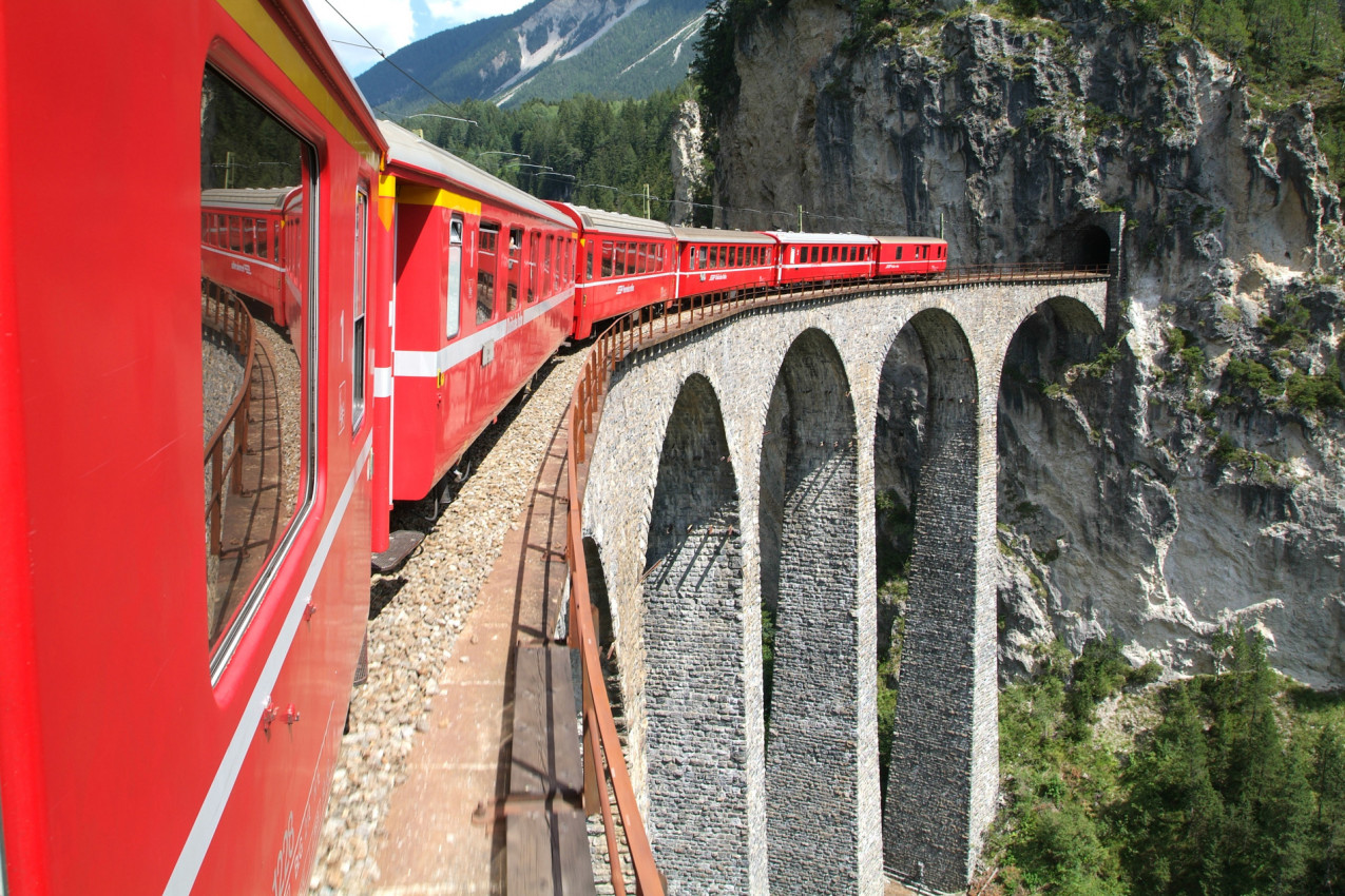 Trem na Suíça 