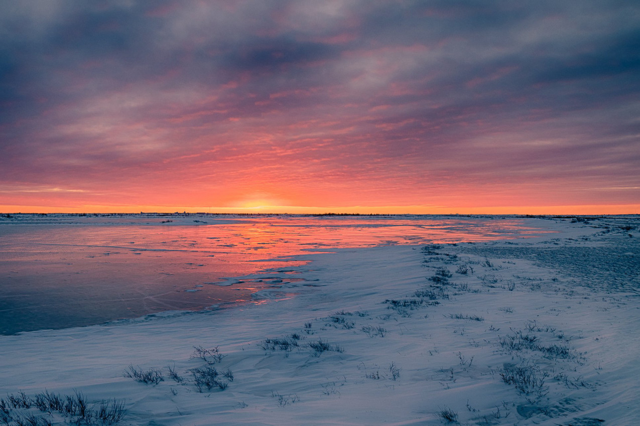 Por do Sol - Sunset no Ártico 